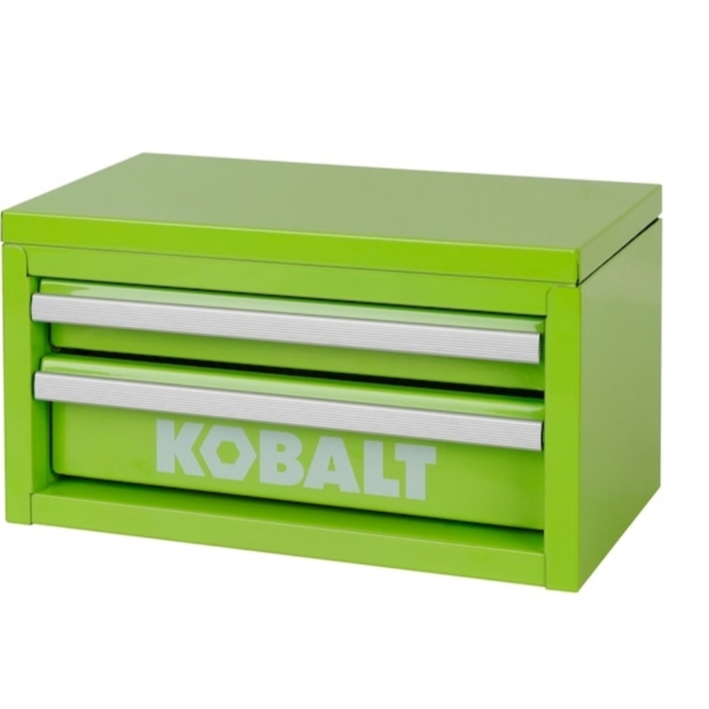 New Kobalt Tool Box Lime Green Make Up Case Crafting Supplies Tackle Box